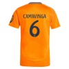 Maglia Real Madrid Camavinga 6 Secondo 2024-25 Maniche Corte - Uomo Maglia Real Madrid Camavinga 6 Secondo 2024-25 Maniche Corte - Uomo